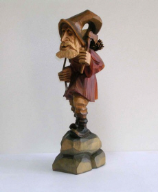 statues of wood figurines, wood carvings from linden wood sculpture 
workshop ECHA FIGURES Poland Lower Silesian Swidnica